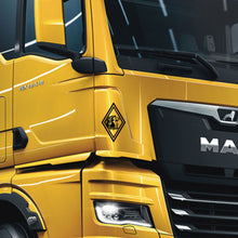 Last inn bildet i Gallery Viewer, MAN hjørneskjoldklistremerker med løve