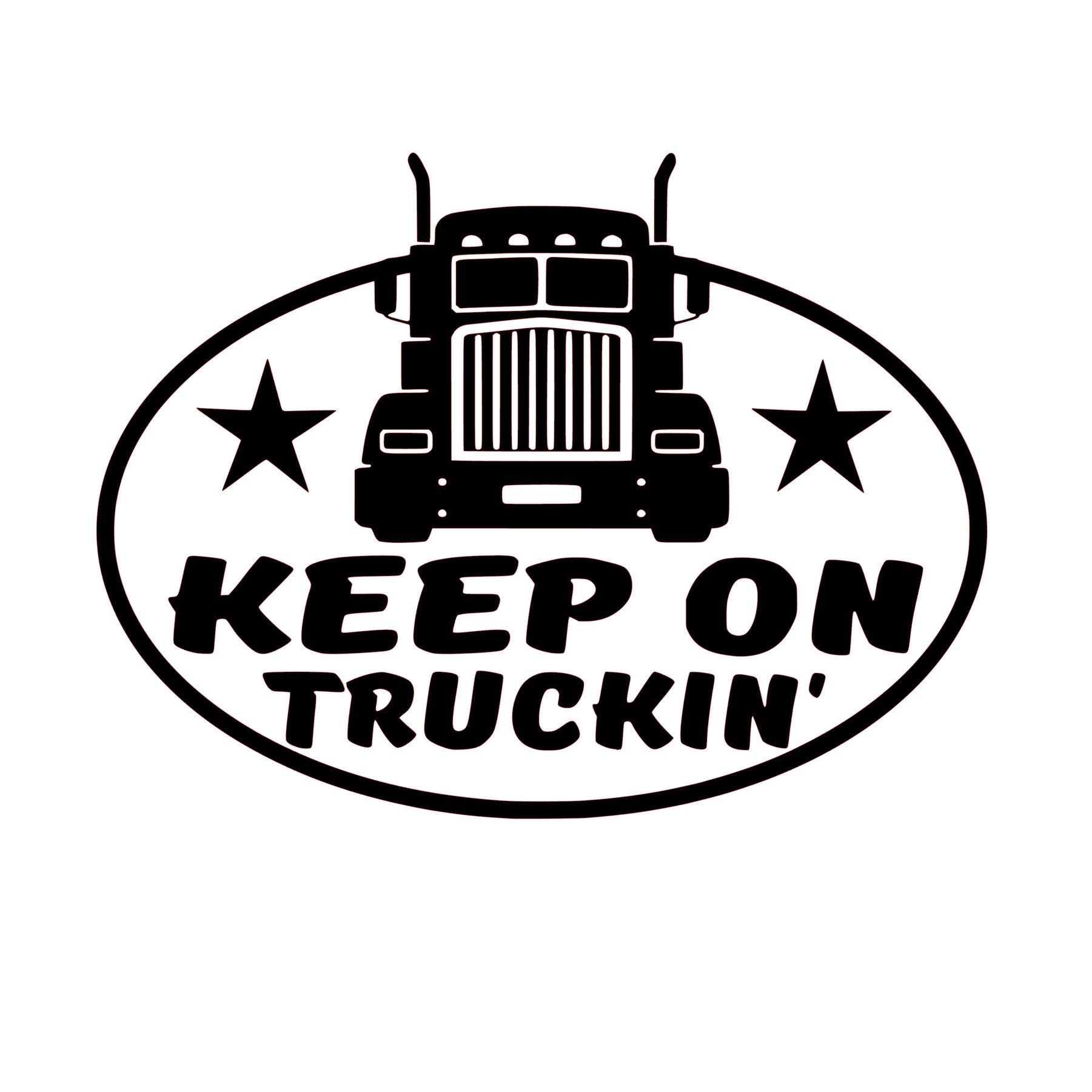 KEEP ON TRUCKIN Sticker WWW CSMCUSTOM NO keep-on-truckin-sticker-www-csmcustom-no