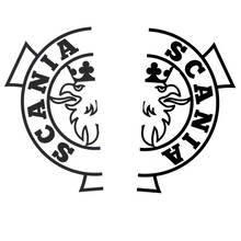 Last inn bildet i Gallery Viewer, Hovedlys klistremerker for Scania