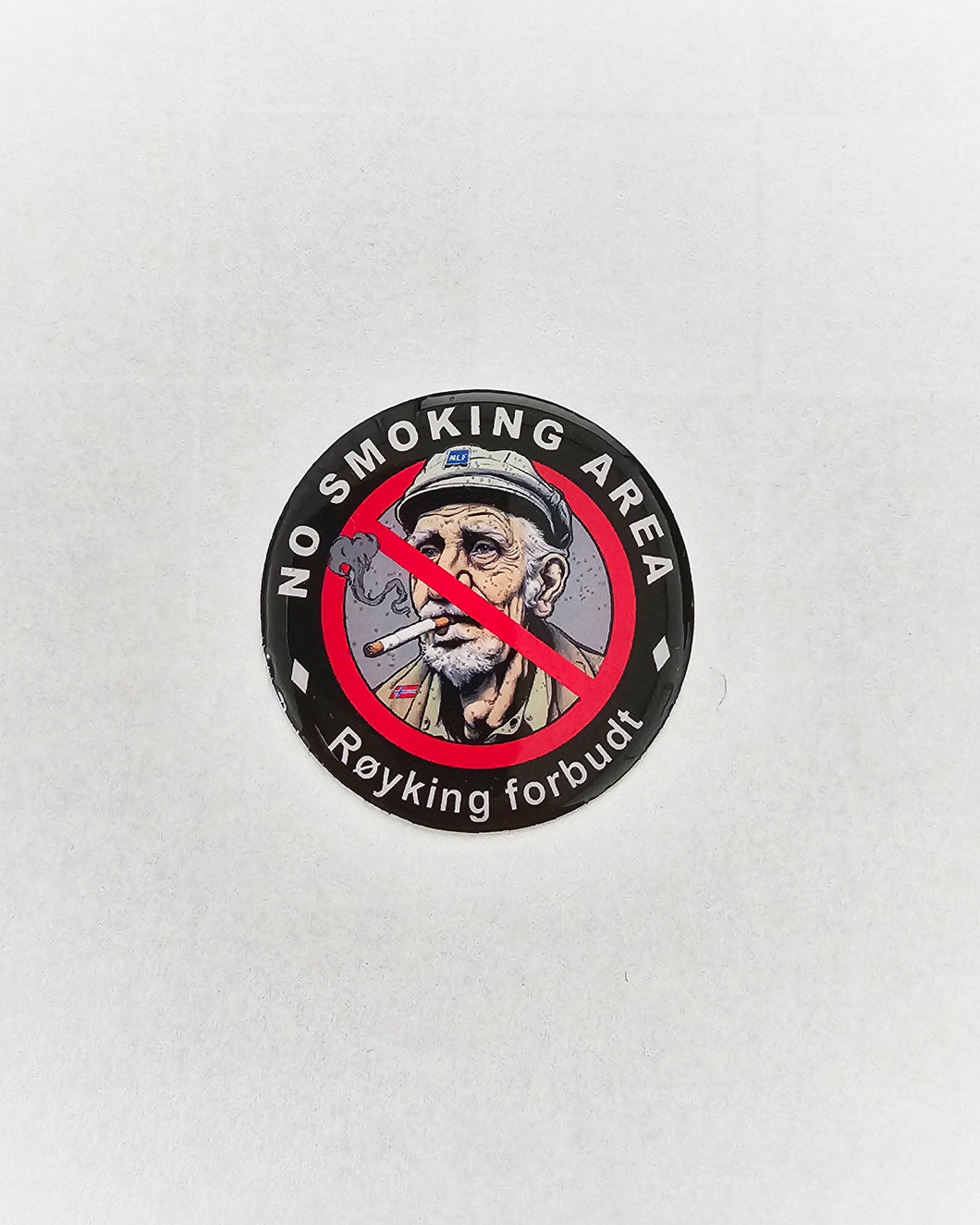 No Smoking Area-3D CrystalCoat Sticker