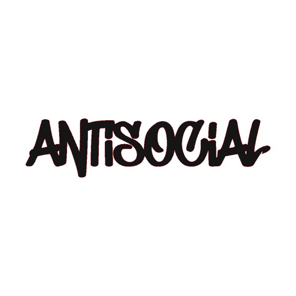 Antisosialt klistremerke
