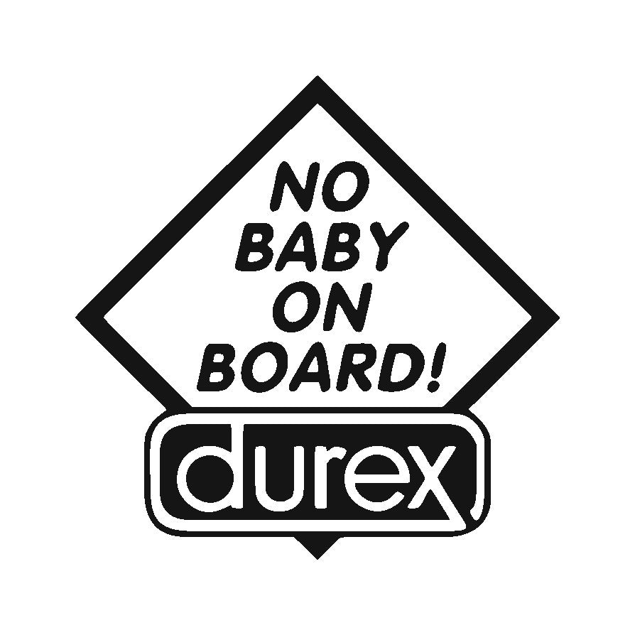 No baby on board Sticker