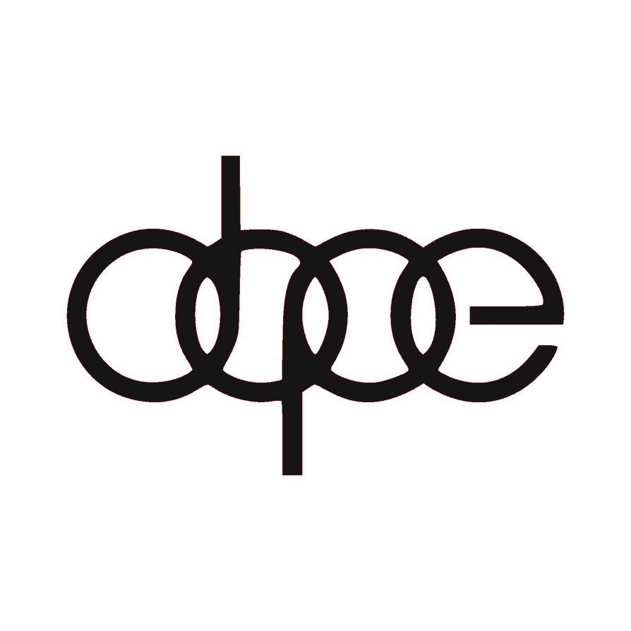 Audi dope Sticker