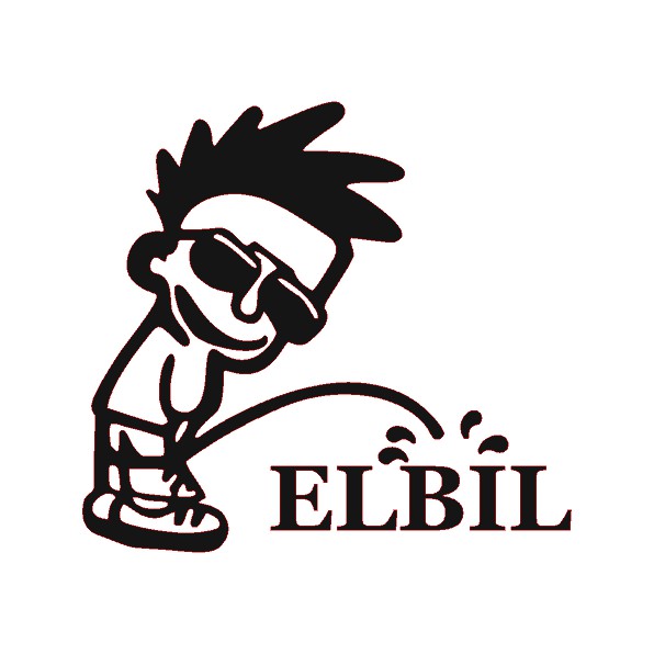 Anti-Elbil Attitude Sticker