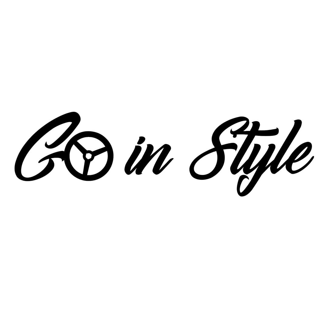 Go in Style Sticker