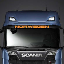 Load image into Gallery viewer, NORWEGEN Windshield Sticker  (HELVETICA)
