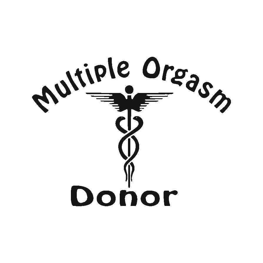 Orgasm Donor Sticker