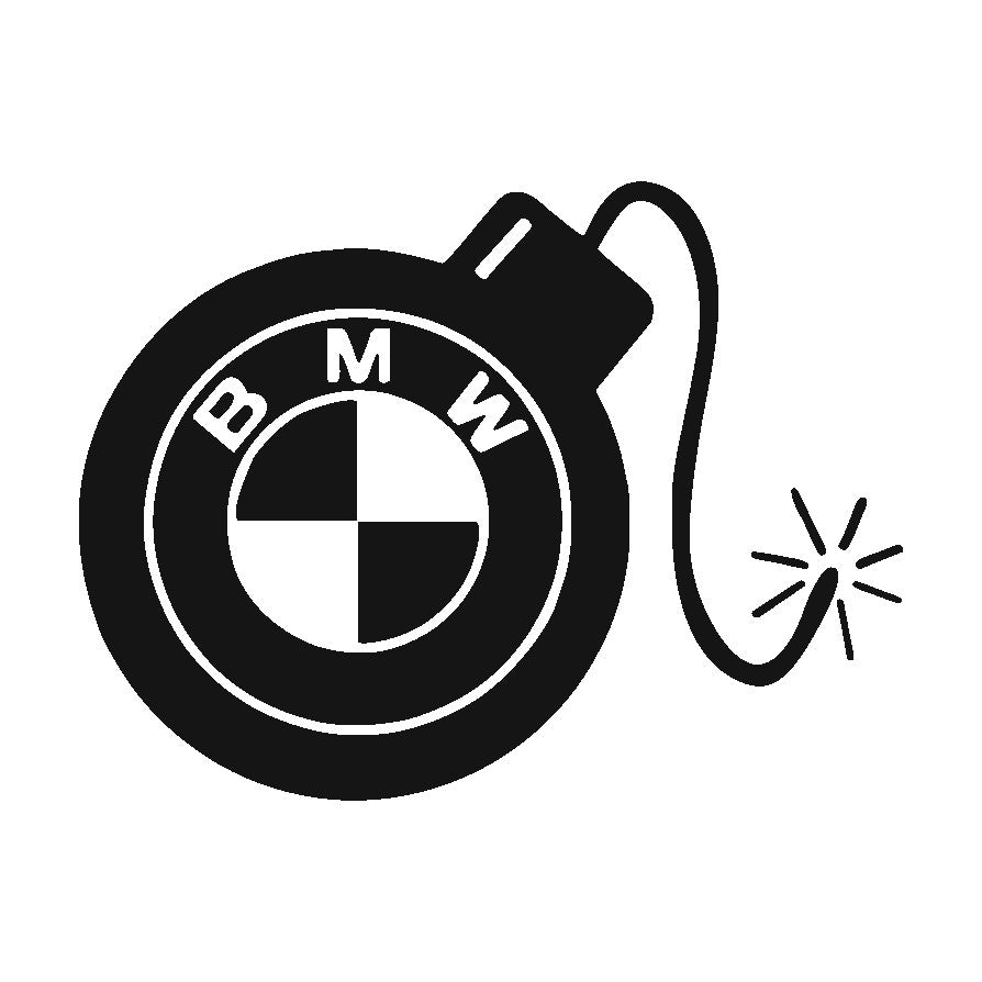 BMW Bomb Sticker