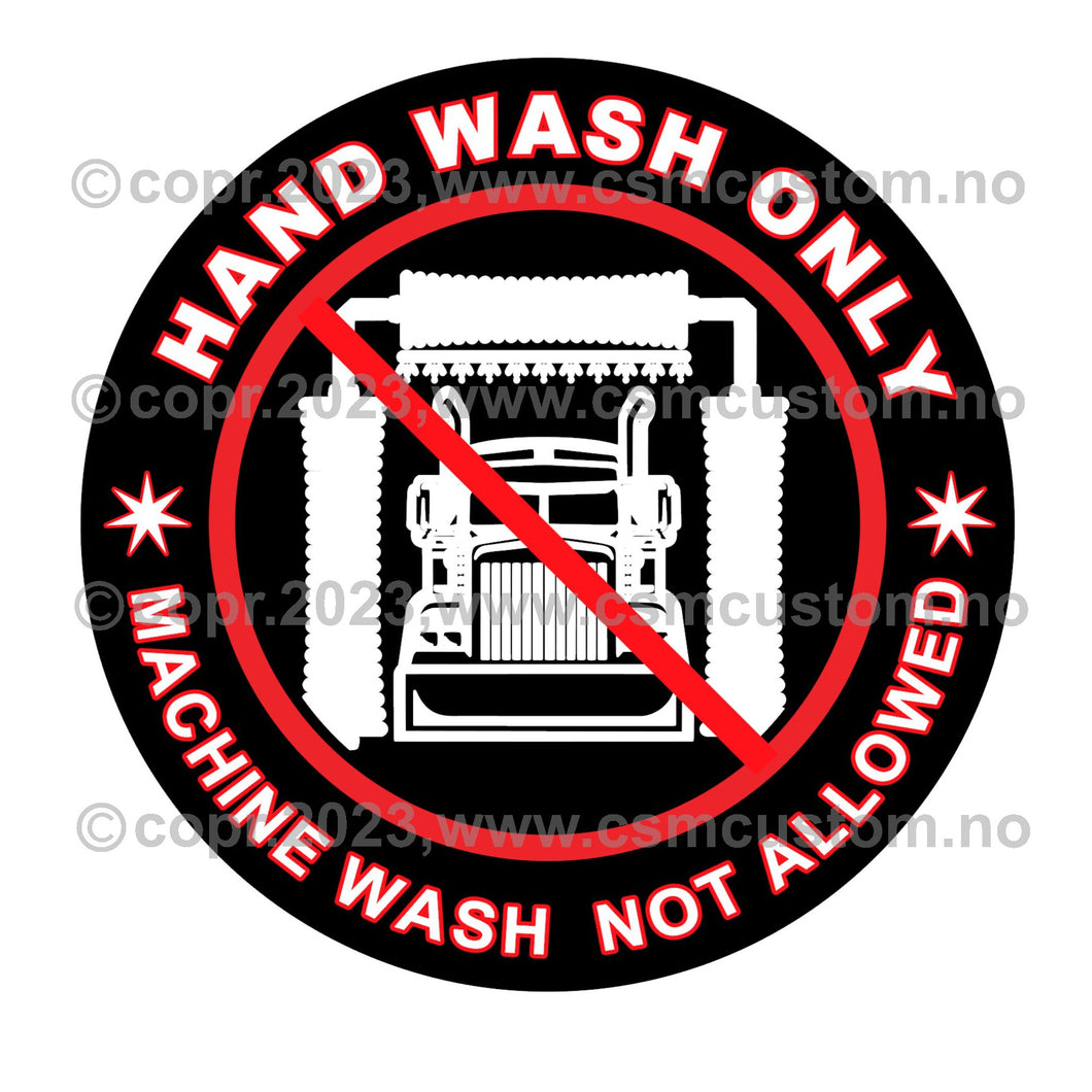 Hand wash ONLY-Ø-7.5cm
