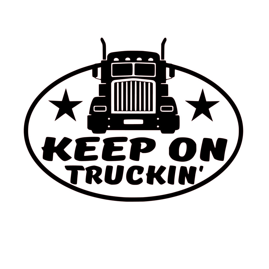 KEEP ON TRUCKIN'-Sticker