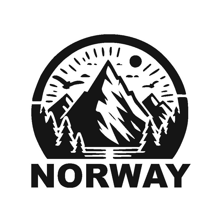 Utforsk Norge-klistremerke