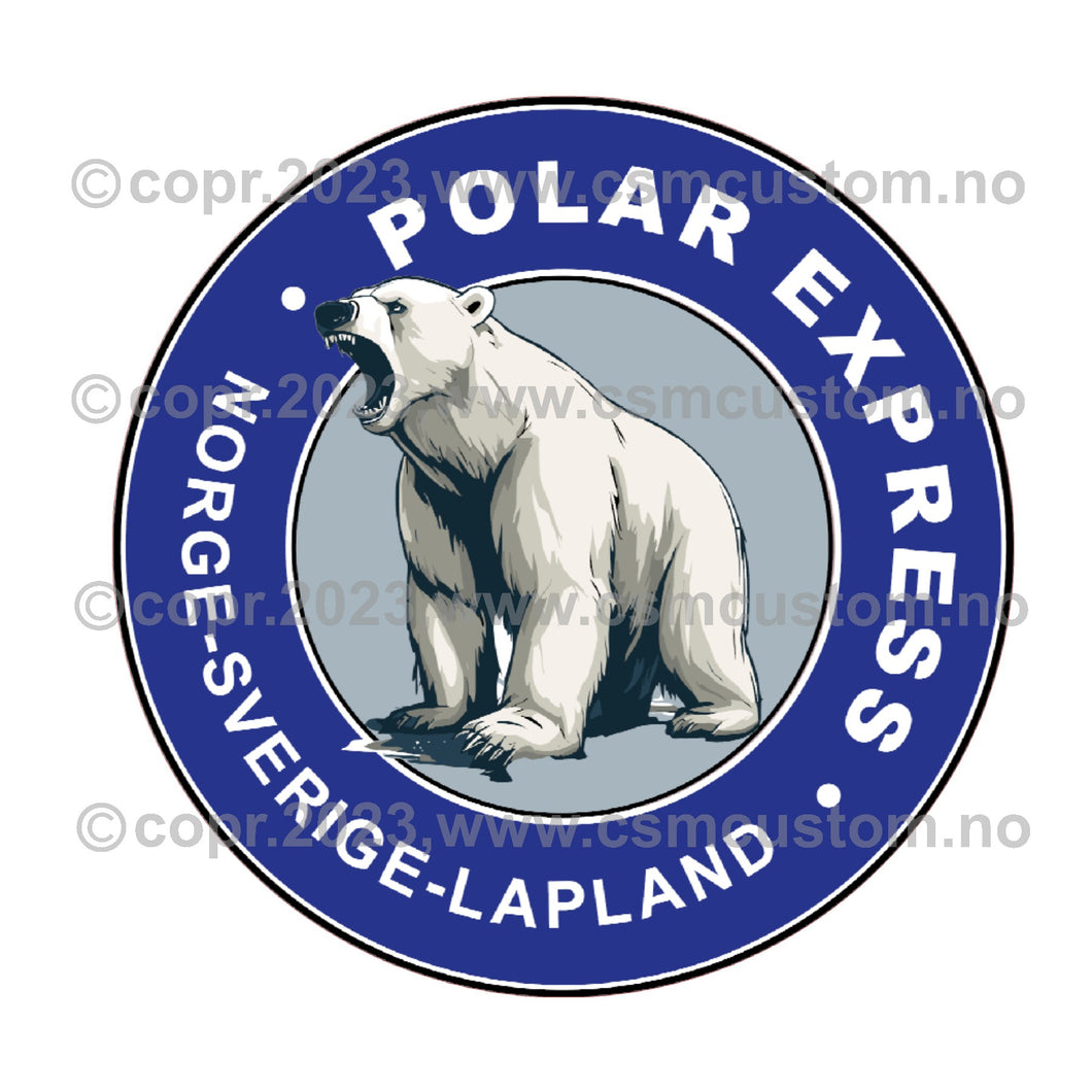 Polar Express-Ø-7.5cm sticker