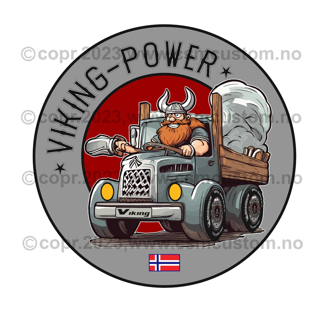 Viking Power-Ø-7.5cm sticker