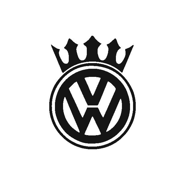 Vw King Sticker