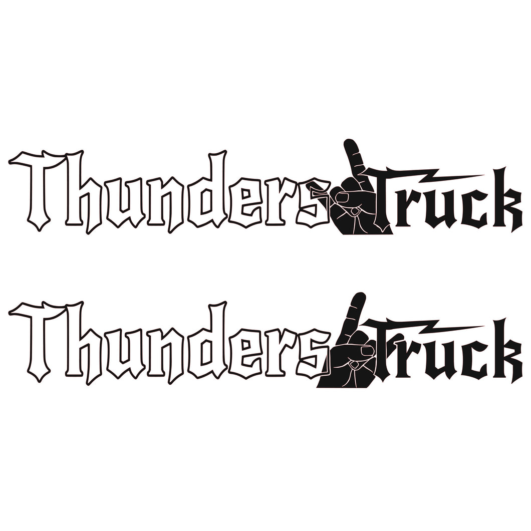 Thunders Truck-Side windows stickers