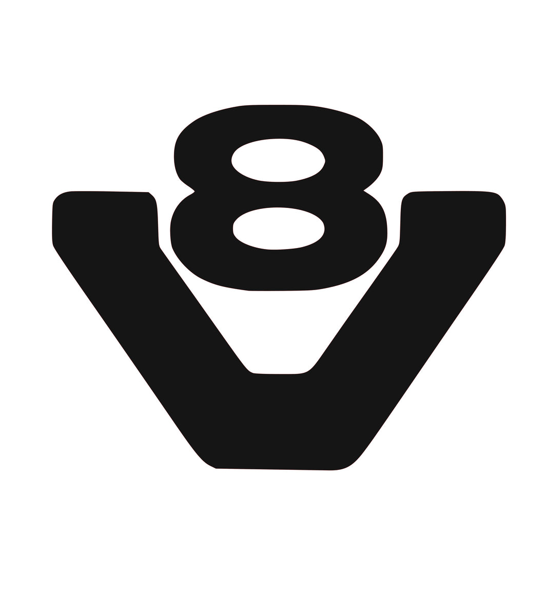 V8-logo-klistremerke