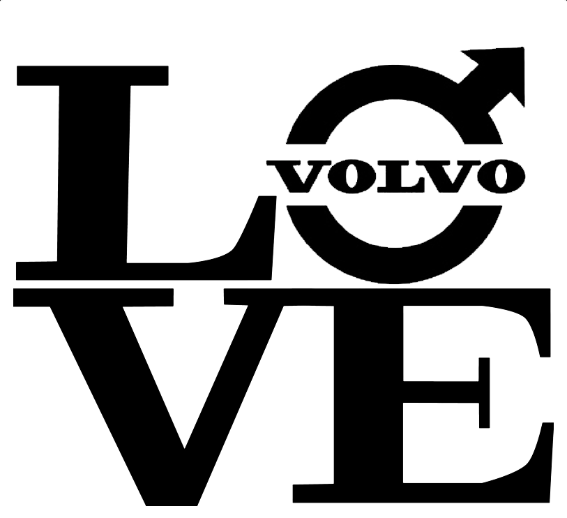 LOVE VOLVO - Sticker